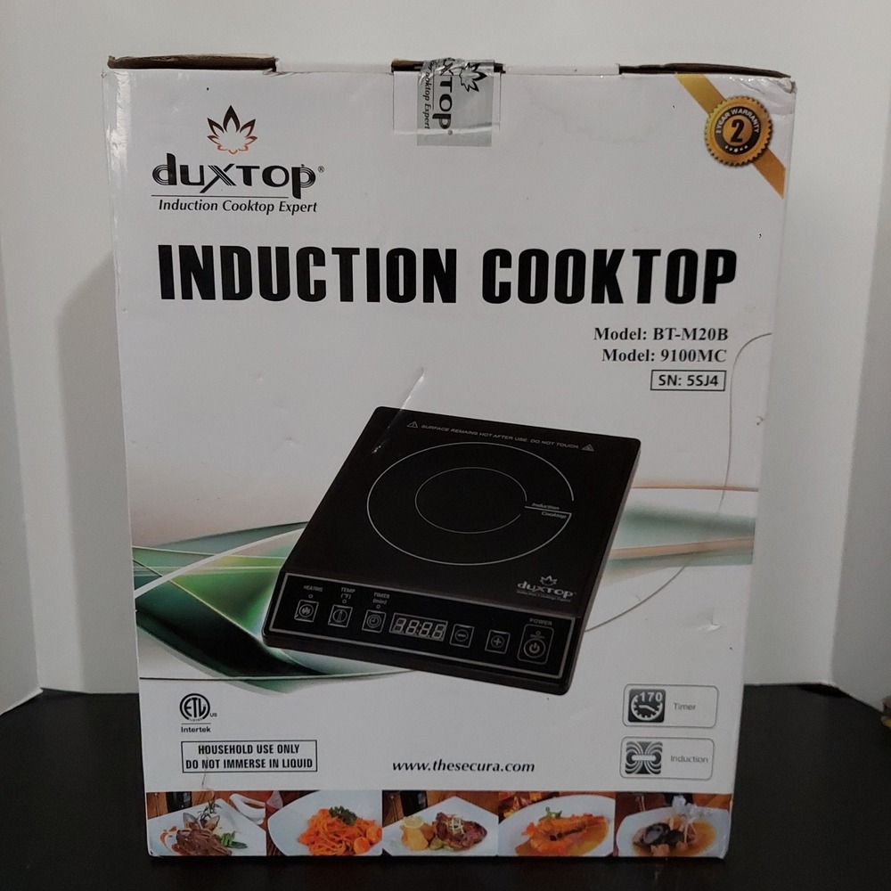 Duxtop Induction Cooktop Black Portable 9100MC BT-M20B New